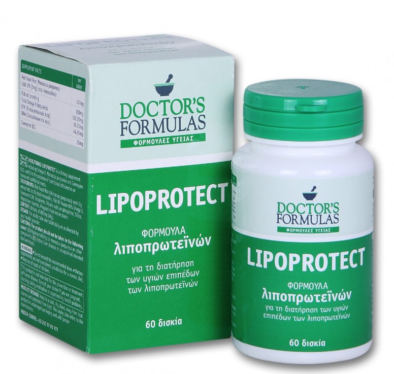 DOCTOR'S FORMULAS LIPOTROTECT LIPOPROTEIN FORMULA 60 TABS OMEGA 3/6/9
