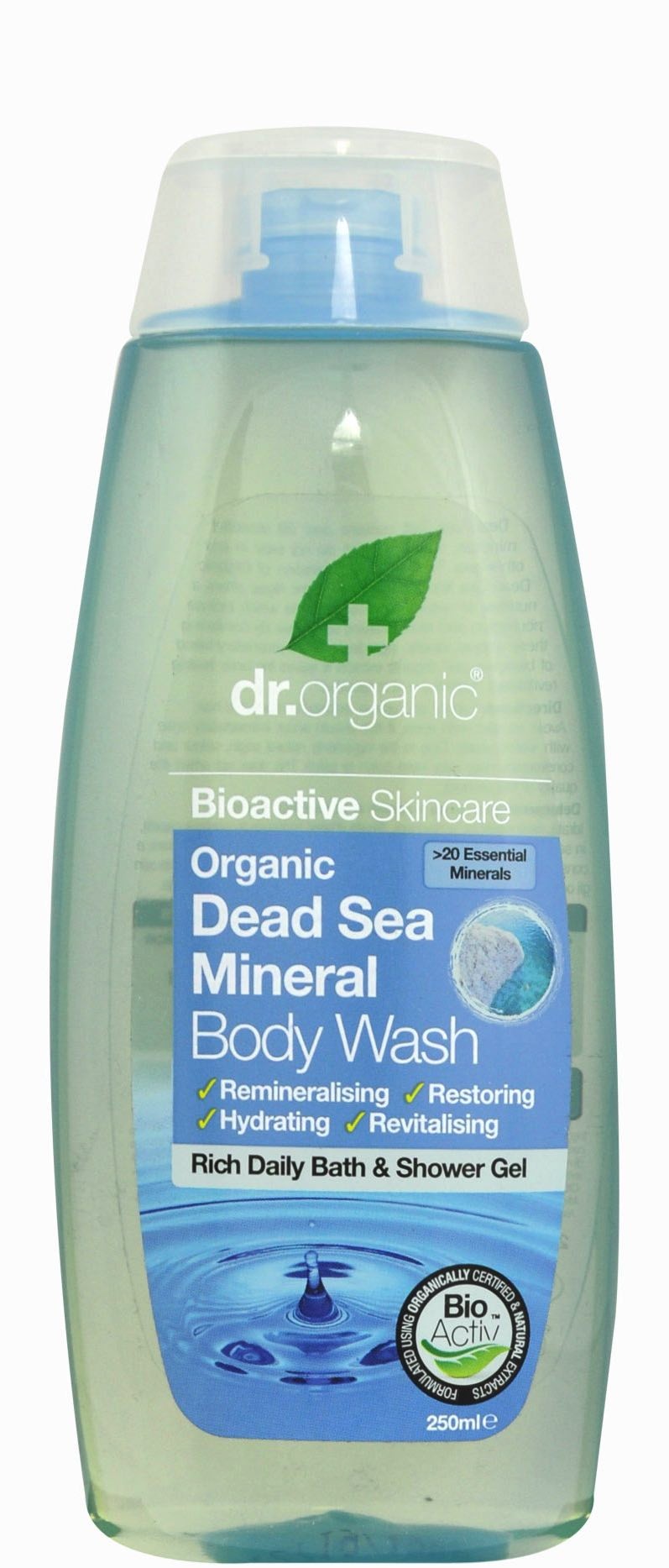 DR. ORGANIC BIOACTIVE SKINCARE DEAD SEA MINERAL BODY WASH 250ml