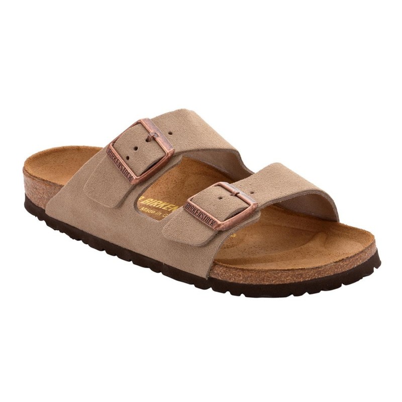 birkenstock arizona leather taupe